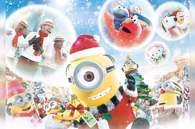 Usjで クリスマス イベント が開催 新プログラムやミニオンの限定グリーティングも 大阪 じゃらんニュース