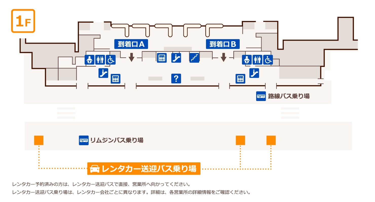 那覇空港ターミナル案内マップ